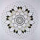My project in The Art of Mandala Drawing: Create Geometric Patterns course. Desenho e Ilustração com tinta projeto de Ed Oh - 23.11.2021