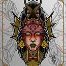 Neo trad custom . Un projet de Illustration traditionnelle de Fabio Silva - 27.11.2021