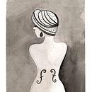 Le violon d'Ingres - My project for the course Illustration with India Ink course. Ilustração tradicional, Artes plásticas, Desenho e Ilustração com tinta projeto de Lili Moria - 28.11.2021