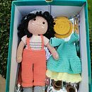 Mi Proyecto del curso: Amigurumi: diseño de ropa, pelo y complementos. Un projet de Artisanat, Conception de jouets, Art textile, Amigurumi , et Crochet de Paola Rivera - 28.11.2021