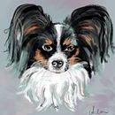 My Papillon Lia Ein Projekt aus dem Bereich Traditionelle Illustration von agnese_zarzycka - 28.11.2021