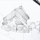 Seattle Central Library - OMA. Un projet de Illustration traditionnelle , et Esquisse  de Thiago Ranzatti - 02.12.2018