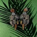 Queen of the Jungle Earrings . Jewelr, and Design project by Amanda Woodcock - 11.29.2021