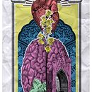 "PARA UNA ALMA ETERNA CADA PIEDRA ES UN ALTAR". Ilustração tradicional, e Colagem projeto de Said Perez Amelco - 30.11.2021