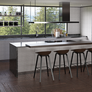 Cocina (Renderizado). Un proyecto de Infografía, Arquitectura, Diseño de interiores, 3D e Interiorismo de Nerea Matamoros Santamaría - 29.11.2021