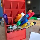 Stand para marcadores. Projekt z dziedziny 3D, Wzornictwo przem, słowe, Projektowanie produktowe,  Modelowanie 3D i  Projektowanie 3D użytkownika Enzo Beretta - 28.11.2021