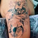 Mi Proyecto del curso: Técnicas de color para tatuajes. Un proyecto de Ilustración tradicional, Dibujo, Ilustración digital, Diseño de tatuajes y Dibujo digital de César Pinto - 02.12.2021