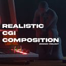 My project in Realistic CGI Compositions: Create a Sci-Fi Scene course. Projekt z dziedziny 3D,  Manager art, st, czn,  Modelowanie 3D, Concept art, Postprodukcja audio-wideo i  Projektowanie 3D użytkownika Brian Alvarado - 02.12.2021