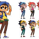 Meu projeto do curso: Design de personagens para animação com Photoshop. Un progetto di Animazione, Character design e Animazione di personaggi di Leonardo Caldeira Pereira - 22.06.2022