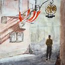 My project in Modern Techniques for Watercolor Cityscapes course . % robbi28 tarafından hazırlanan Tablo, Sulubo, Ve a Resim projesi - 12.02.2021