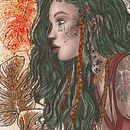 Mujer de Tierra. Un proyecto de Ilustración tradicional, Creatividad y Dibujo digital de Tania Cotillas - 03.12.2021