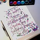 Mi Proyecto del curso: Lettering con acuarelas metálicas. Un progetto di Lettering, Pittura ad acquerello, H e lettering di Yessica M. Casanova Casanova - 02.12.2021