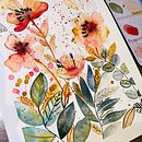 Mi Proyecto del curso: Acuarela floral: conecta con la naturaleza. Projekt z dziedziny Trad, c, jna ilustracja,  Malarstwo, Malowanie akwarelą, R i sunek botaniczn użytkownika XIMENA GONZALEZ - 03.12.2021