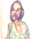 My project in Artistic Portrait with Watercolors course. Un projet de Beaux Arts, Peinture, Aquarelle , et Dessin de portrait de 健治 石川 - 28.11.2021