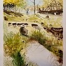 Mi Proyecto del curso: Paisajes naturales en acuarela. Fine Arts, Painting, and Watercolor Painting project by Catalina Montoya - 12.04.2021