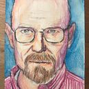 Watercolor drawing: Walter White / Breaking Bad . % Joakim Rollin tarafından hazırlanan Geleneksel illüstras, Ve on projesi - 12.04.2021