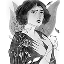 Mon projet du cours : Technique de dessin traditionnel avec Procreate. Un progetto di Illustrazione tradizionale, Disegno, Illustrazione digitale, Disegno di ritratti e Disegno digitale di Véronique - 05.12.2021