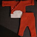 My project in Knitting for Children's Garments course. Un proyecto de Diseño de moda, Tejido y DIY de firsova_anastasiia - 05.12.2021