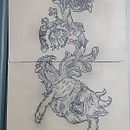 Mein Kursprojekt: Einführung in den Engraving-Stil für Tattoos. Tattoo Design project by Grosser Tatzelwurm - 12.05.2021