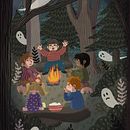 Campfire Stories. Projekt z dziedziny Trad, c i jna ilustracja użytkownika Işınsu Deniz Türk - 18.10.2021