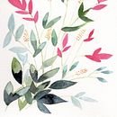 Mi Proyecto del curso: Creación de una composición floral con acuarela. Un proyecto de Ilustración tradicional, Bellas Artes, Pintura, Pintura a la acuarela, Ilustración botánica e Ilustración naturalista				 de Olga Rogel - 06.12.2021