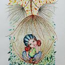 Flower from my soul. Un projet de Illustration traditionnelle, Dessin , et Aquarelle de Iulia Livia Tsamuris - 06.12.2021