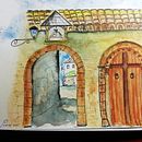 Mi Proyecto del curso: Cuaderno de viaje en acuarela. Traditional illustration, Watercolor Painting, Architectural Illustration, and Sketchbook project by Fernando Lucini - 12.07.2021