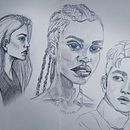 Mi Proyecto del curso: Sketchbook de retrato: explora el rostro humano. Een project van  Schetsen,  Tekening,  Portrettekening,  Artistieke tekening y Sketchbook van iga_lam - 08.12.2021