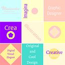 Mi Proyecto del curso: Diseño gráfico para principiantes. Un proyecto de Diseño, Br, ing e Identidad, Diseño gráfico, Tipografía, Diseño de logotipos y Diseño tipográfico de Ana Dominguez - 30.11.2021