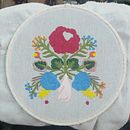 Mi Proyecto del curso: Técnica de bordado con paso atrás. Embroider project by mariana.ocampobedoya - 12.10.2021