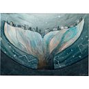 El hogar de la ballena. Un proyecto de Ilustración tradicional de Verónica Martín García - 10.12.2021