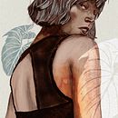 Il mio progetto del corso: Ritratto illustrato con Procreate . Ilustrație tradițională, Ilustrație vectorială, Ilustrație digitală și Desen de portret de antonella Miracapillo - 12.10.2021