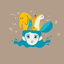 My project in Mixed Media Animation in Procreate course Ein Projekt aus dem Bereich Traditionelle Illustration, Animation, 2-D-Animation und Digitale Illustration von Hannah Lin - 04.12.2021