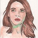 Mi Proyecto del curso: Retrato ilustrado en acuarela. Un proyecto de Ilustración tradicional, Bellas Artes, Pintura, Dibujo, Pintura a la acuarela, Dibujo de Retrato y Dibujo artístico de Yolanda Villaverde - 10.12.2021