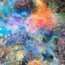 Galaxy finished project. Un progetto di Illustrazione tradizionale, Belle arti, Pittura e Pittura ad acquerello di Amanda O'Sullivan - 12.12.2021