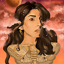 Il mio progetto del corso: Ritratti digitali fantastici con Photoshop. Projekt z dziedziny Trad, c, jna ilustracja,  R, sunek, Ilustracja c, frowa, Portret, R, sunek c, frow, Malarstwo c i frowe użytkownika Michela Antonuccio - 30.12.2021