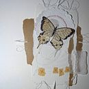 "Aprendiendo a volar". Artes plásticas, Colagem, e Bordado projeto de Carolina Eterna - 09.12.2021