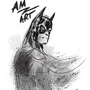 Batman. Ilustração tradicional, Comic, Desenho, Desenho digital e Ilustração digital projeto de Albert Malonzo - 13.12.2021