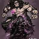 Bernardo Carpio x Salamangkera. Ilustração tradicional, Ilustração digital, Desenho digital, Comic, e Desenho projeto de Albert Malonzo - 13.12.2021