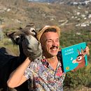 Mi primer álbum ilustrado, La Burrita Baldomera . Escrita projeto de Ismael F. Arias - 13.12.2021
