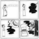 My project in Comic Strip Creation: Illustrating Unique Stories course. Un proyecto de Ilustración tradicional, Cómic, Stor, telling, Stor, board y Narrativa de Rhiannon Grundy - 13.12.2021