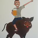 Rivoluzione agreste. Un proyecto de Ilustración tradicional y Pintura acrílica de giovi_annecchini - 14.12.2021