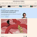 Financial Times. Ilustração tradicional, Ilustração editorial, Desenho digital e Ilustração digital projeto de Miss Peach - 14.12.2021