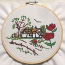 Naturaleza Minimalista. Een project van Borduurwerk van Ernesto Jiménez - 14.12.2021