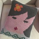 JAPONESA. Un proyecto de Diseño de complementos, Pattern Design, Tejido, DIY, Crochet y Diseño textil de Maite Hernández - 15.12.2021