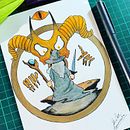 Mi Proyecto del curso: Relatos ilustrados: de la idea al papel. Projekt z dziedziny Trad, c, jna ilustracja,  Sztuki piękne,  Malarstwo, R, sunek ołówkiem,  R, sunek, Malowanie akwarelą, Ilustracje dla dzieci i Narracja użytkownika Paula Gutiérrez C. - 18.12.2021