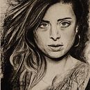 My project in Artistic Charcoal Portraiture: Creating Atmosphere course. Un projet de Illustration traditionnelle, Beaux Arts, Dessin, Dessin de portrait, Dessin réaliste , et Dessin artistique de herzenstierol - 01.12.2021