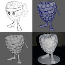 Mi Proyecto del curso: Creación de personajes: del 2D al 3D. 3D, Design de personagens, Design de personagens 3D, e 3D Design projeto de Gadiel White - 16.12.2021