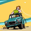 Olina and Vendula on trip (it is working title). Un progetto di Fumetto di Pavel Kučera - 17.12.2021