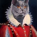 Mascotas Reales. Traditional illustration, and Oil Painting project by Nayara Artero - 12.17.2021